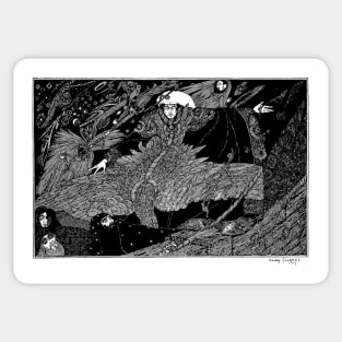 The Rime of the Ancient Mariner - Harry Clarke Sticker